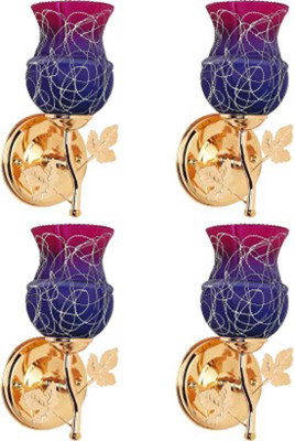 Somil Wallchiere Wall Lamp Without Bulb(Pack of 4)