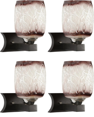 Gojeeva Uplight Wall Lamp Without Bulb(Pack of 4)