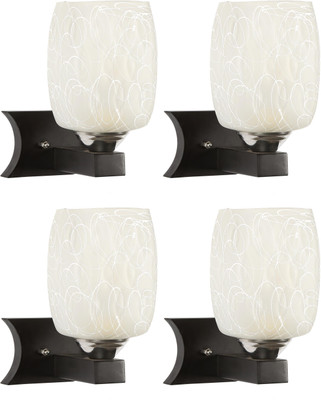 Gojeeva Uplight Wall Lamp Without Bulb(Pack of 4)