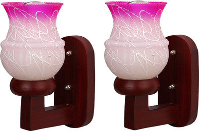 Somil Uplight Wall Lamp Without Bulb(Pack of 2)