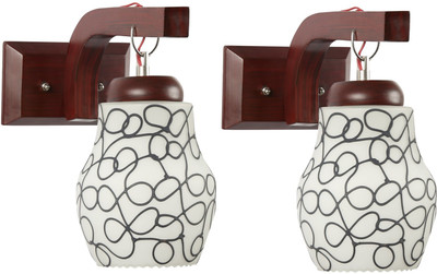 AGRIM Uplight Wall Lamp(Pack of 2)