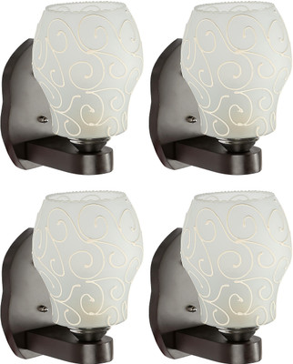 Gojeeva Uplight Wall Lamp Without Bulb(Pack of 4)