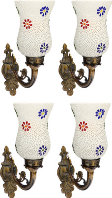 Somil Uplight Wall Lamp Without Bulb(Pack of 4)