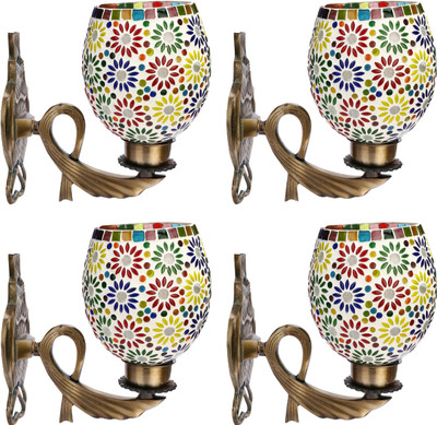 Somil Uplight Wall Lamp Without Bulb(Pack of 4)