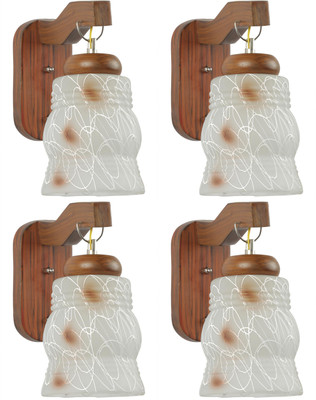 Gojeeva Uplight Wall Lamp Without Bulb(Pack of 4)