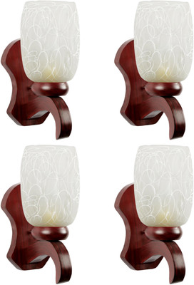 Gojeeva Uplight Wall Lamp Without Bulb(Pack of 4)