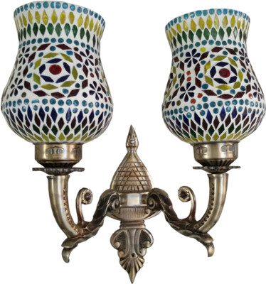 71% OFF on Weldecor Antiqua Brasso Diamond Cut 2 Glass Lamp Night Lamp(37 cm, Multicolor) 71% OFF on Weldecor Antiqua Brasso Diamond Cut 2 Glass Lamp Night Lamp(37 cm, Multicolor)