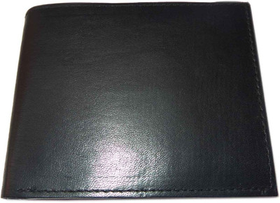 

ALW Men Formal Black Genuine Leather Wallet(7 Card Slots), Black-09