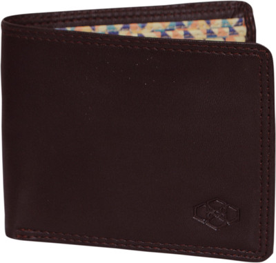 

QUAD Men Brown Artificial Leather Wallet(6 Card Slots)