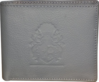 

Style 98 Men Grey Genuine Leather Wallet(6 Card Slots)
