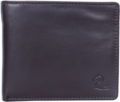 Kara Men Brown Genuine Leather Wallet(8 Card Slots)