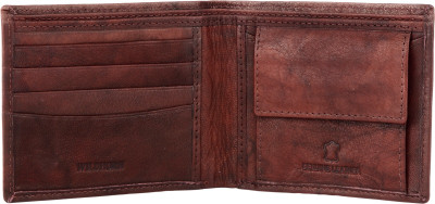 WILDHORN Men Casual Brown Genuine Leather Wallet(4 Card Slots)
