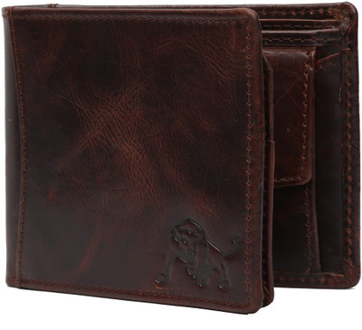 

Wild Buff Men Formal Brown Genuine Leather Wallet(7 Card Slots)