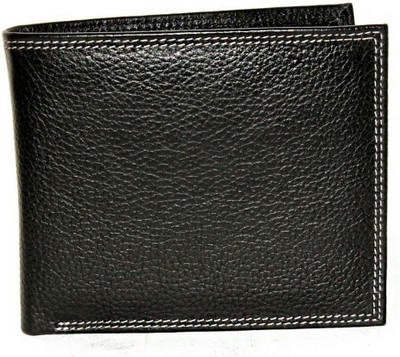 

Accezory Men Black Genuine Leather Wallet(7 Card Slots)