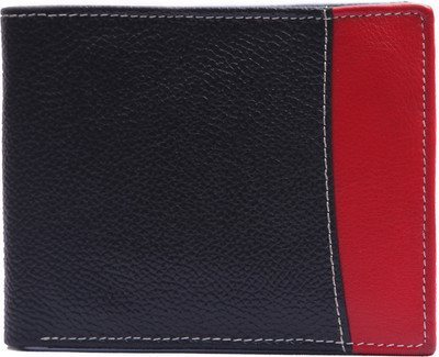 

Star Leather Men Casual, Formal Black Genuine Leather Wallet(6 Card Slots), Black-002