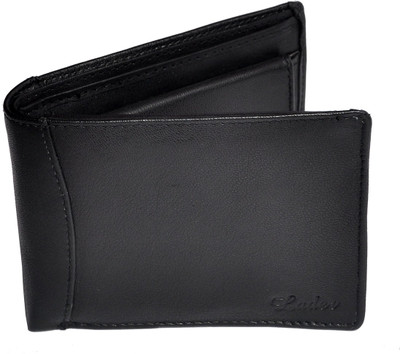 

Lader Men Black Genuine Leather Wallet(8 Card Slots), Black vancouver