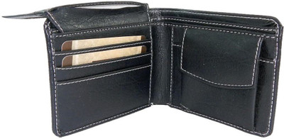 

Orbit Men Formal Black Genuine Leather Wallet(4 Card Slots)