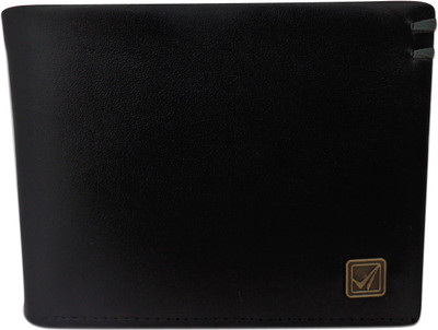 

Kan Men Casual, Formal Black Genuine Leather Wallet(4 Card Slots)