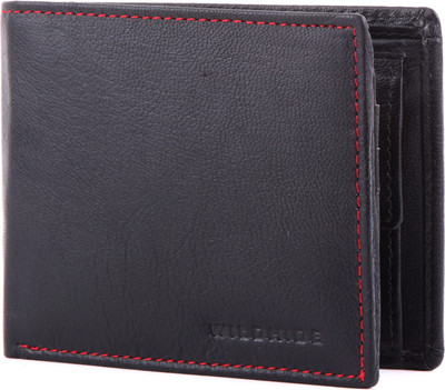 

WildHide Men Casual, Formal Black Genuine Leather Wallet(6 Card Slots)