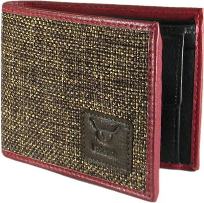 

Hidelink Men Formal Black Genuine Leather Wallet(9 Card Slots)