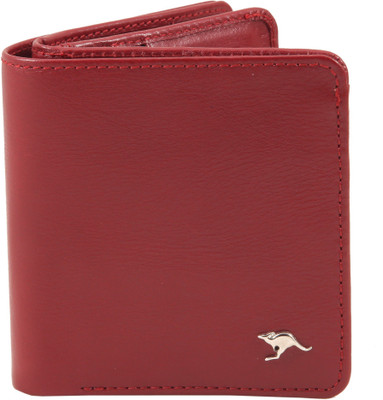 

Kangoo Men Red Genuine Leather Wallet(6 Card Slots)