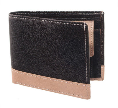 

Modish Designs Men Black Genuine Leather Wallet(5 Card Slots), Black-74398