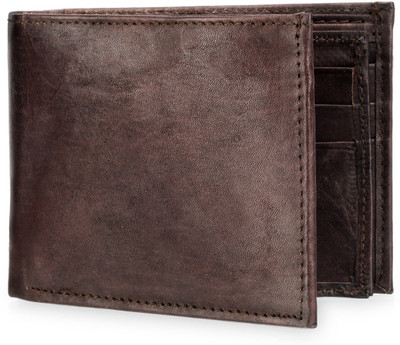 

Teakwood Men Brown Genuine Leather Wallet(4 Card Slots)