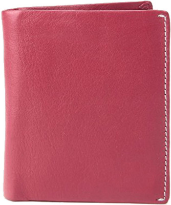 

Creative India Exports Men Red Genuine Leather Wallet(2 Card Slots)