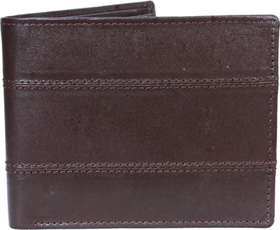 

BESHAK Men Brown Genuine Leather Wallet(8 Card Slots)