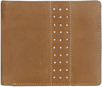 

Justanned Men Tan Genuine Leather Wallet(6 Card Slots), Tan-03