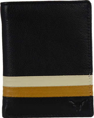 

Hidekraft Men Casual Black Genuine Leather Wallet(8 Card Slots), Black-09