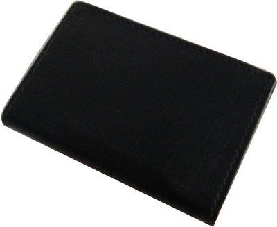 

SAW LEATHER GOODS Boys Black Genuine Leather Card Holder(3 Card Slots)