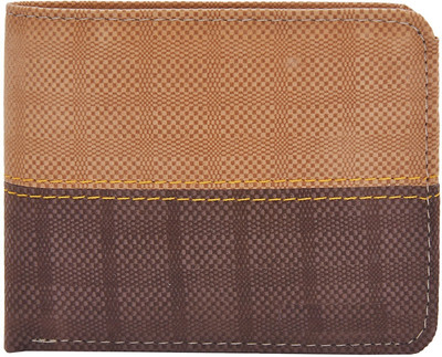 

Bagaholics Men Brown, Khaki Artificial Leather Wallet(4 Card Slots)
