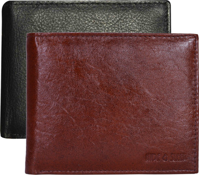 

Hide & Sleek Men Multicolor Genuine Leather Wallet(11 Card Slots), Mc-854