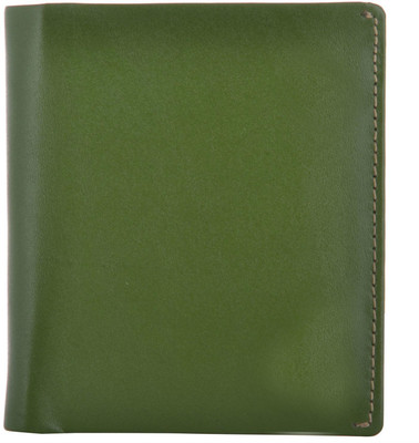 

Creative India Exports Men Green Genuine Leather Wallet(4 Card Slots), Dark green
