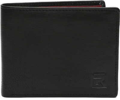 

Regnum Men Black Genuine Leather Wallet(4 Card Slots)