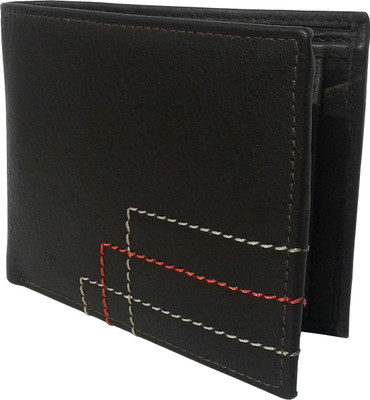 

NUKAICHAU Men Brown Genuine Leather Wallet(4 Card Slots), Brn 4