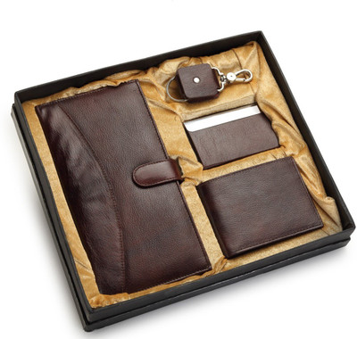 

Arum Men Brown Genuine Leather Wallet(7 Card Slots)