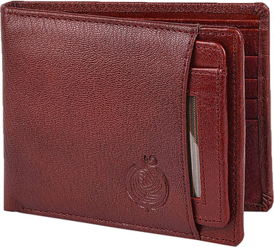 

Taksh Men Red Genuine Leather Wallet(12 Card Slots)