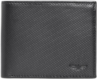 

Park Avenue Men Black Genuine Leather Wallet(6 Card Slots)