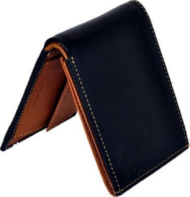 

Fashion ALW Men Black Genuine Leather Wallet(15 Card Slots)