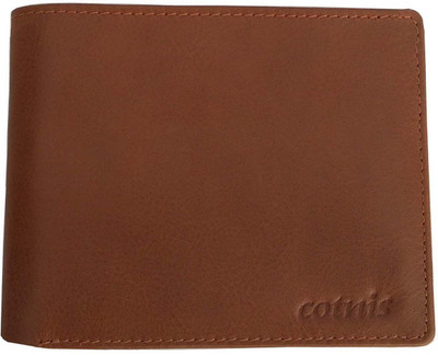 

Cotnis Men Brown Genuine Leather Wallet(6 Card Slots), Brn