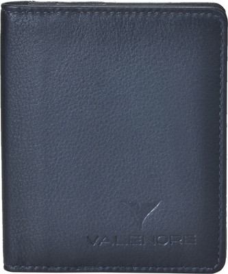 

VALENORE Men Blue Genuine Leather Card Holder(6 Card Slots), Navy blue