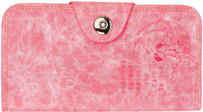 

Sanshul Girls Pink Canvas Card Holder(18 Card Slots)