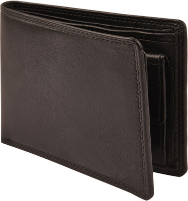 

Death by Color Men Black Genuine Leather Wallet(9 Card Slots)