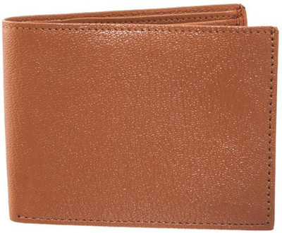 

OODI Men Brown Genuine Leather Wallet(3 Card Slots)