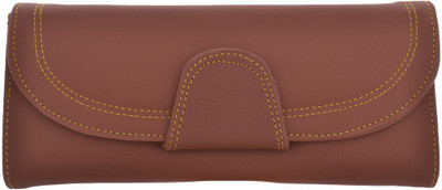 

Cuddle Girls Casual, Formal, Travel, Trendy Multicolor Fabric Wallet(4 Card Slots), Brown