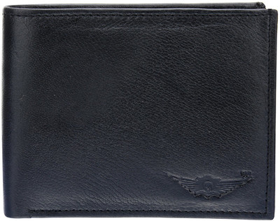 

MASKINO Men Black Genuine Leather Wallet(4 Card Slots)
