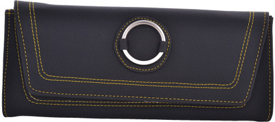 

Cuddle Girls Casual, Formal, Travel, Trendy Black Fabric Wallet(4 Card Slots)