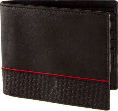 

Zebru Men Black Genuine Leather Wallet(8 Card Slots)